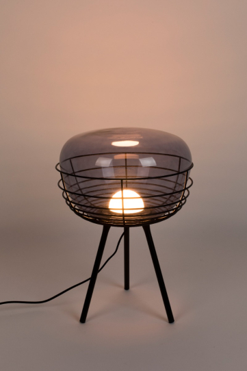 Smokey Table Lamp Black 1