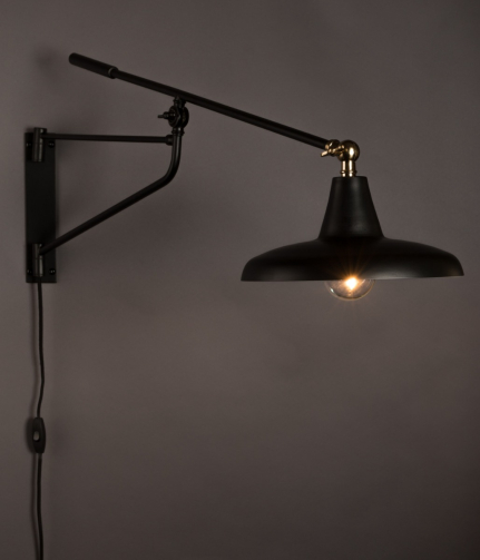 Hector Wall Lamp Black 1