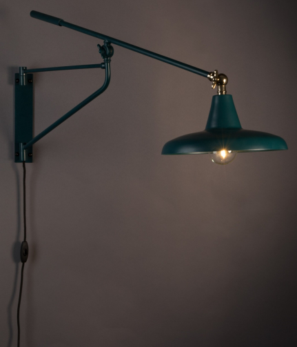 Hector Wall Lamp Teal 1