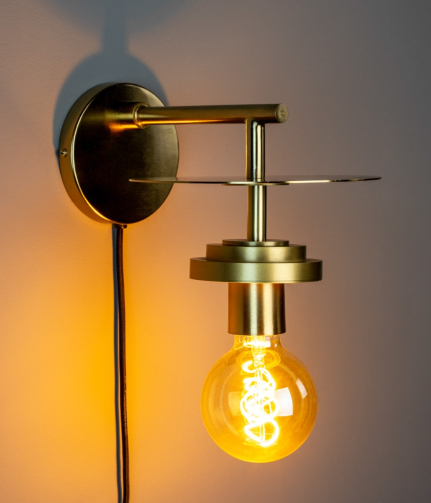 Aden Wall Lamp Brass 1