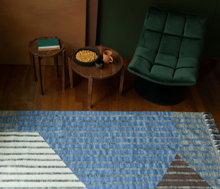 Hampton Carpet 160x230 Blue 2