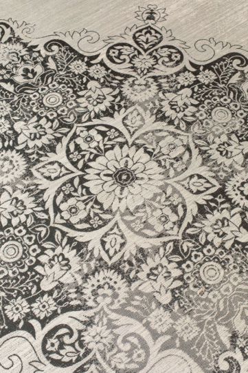 Coventry Outdoor Carpet Round '280 Black 1