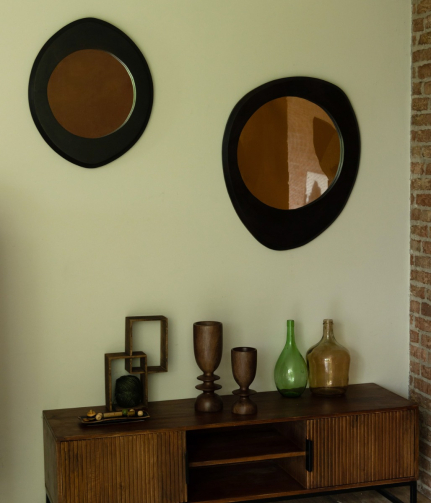 Aren Mirror Wood Black M 7