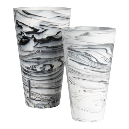 Conic Vase M Black/White 1