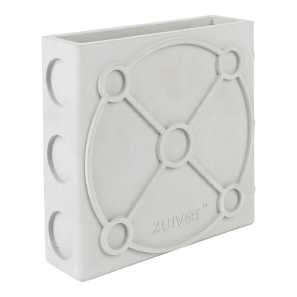 Graphic Vase Flat Grey 1