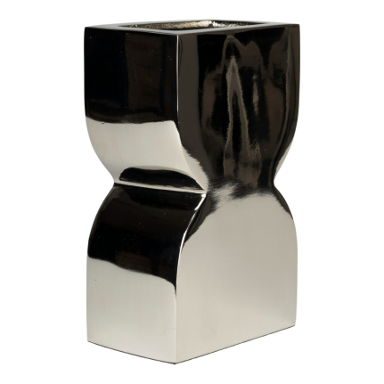 Cones Vase S Shiny Silver 1