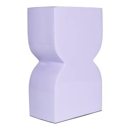 Cones Vase L Shiny Lilac 1