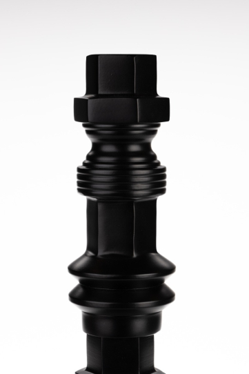 Totem Candle Holder M Black 1
