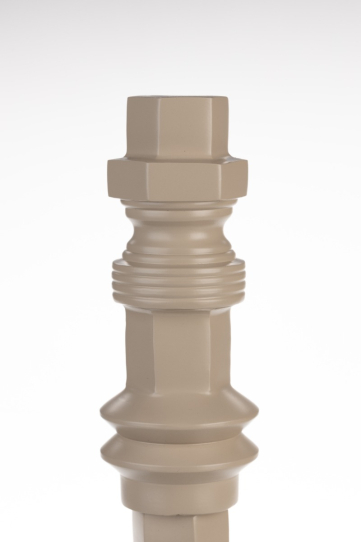Totem Candle Holder M Beige 1