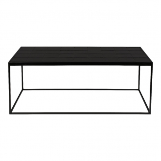 Glazed Coffee Table Black Zuiver