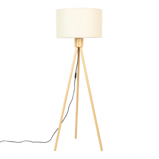 Gold tripod floor lamp discount