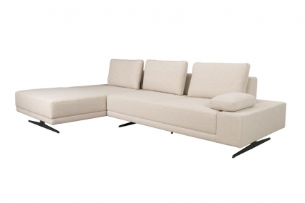Shelly Sofa Off-White Left Chaise Longue Front