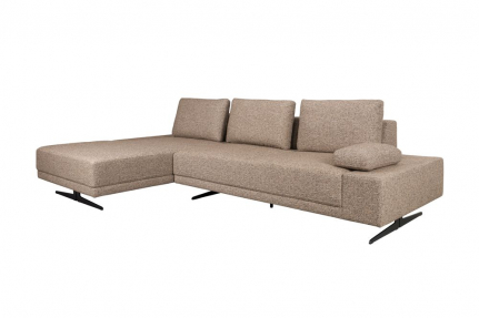 Shelly Sofa Cinnamon Left Chaise Longue Front