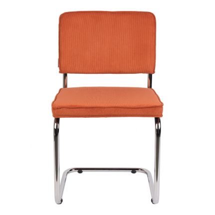 Ridge Rib Chair Orange 12