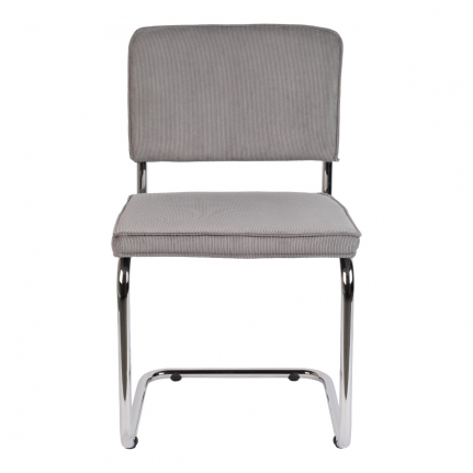 Ridge Rib Chair Light Grey 1