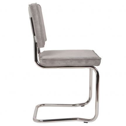 Ridge Kink Rib Chair Light Grey 1
