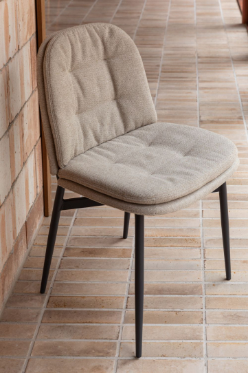 Jade Chair Beige Front Side