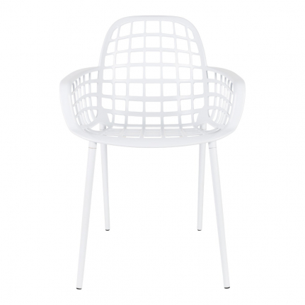 Albert Kuip Garden Armchair White 1