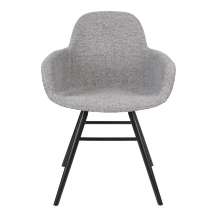 Albert Kuip Soft Armstoel Lichtgrijs 1