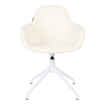 Albert Kuip Swivel Armstoel Wit 1