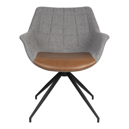 Doulton Swivel Armchair Vintage Brown 1