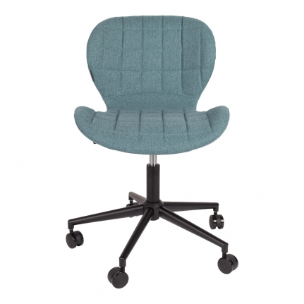 OMG Bureaustoel Zwart/Blauw 1