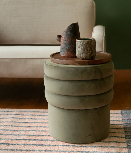 Aditi Pouffe Green 1