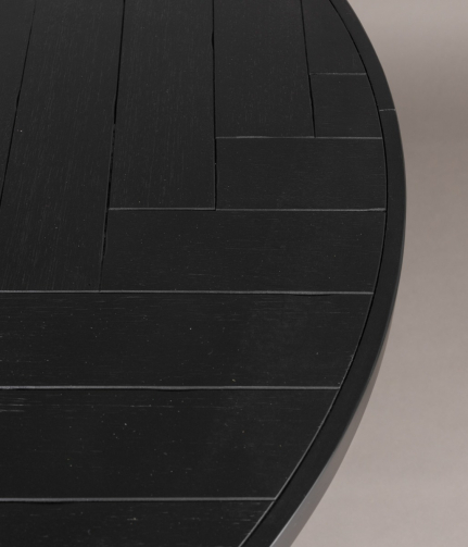 Class Dining Table Black 120 1