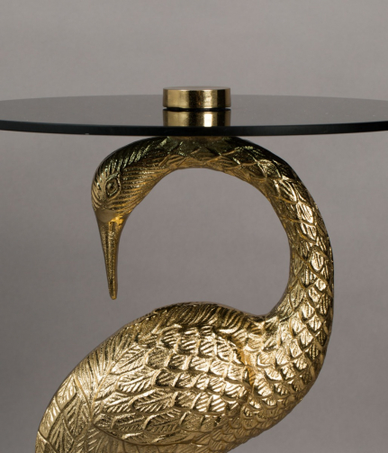 Crane Side Table Gold 1