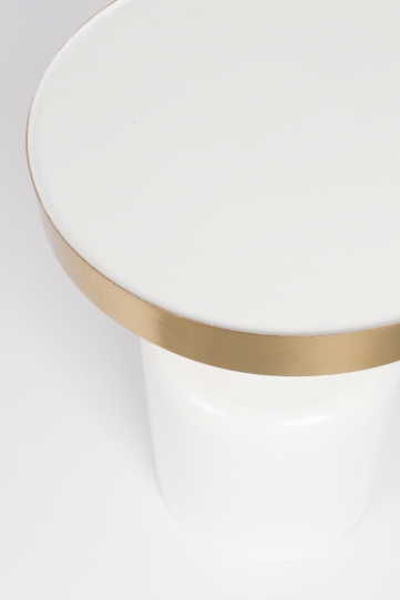 Glam Side Table White 1