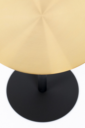 Snow Brushed Side Table Brass 1