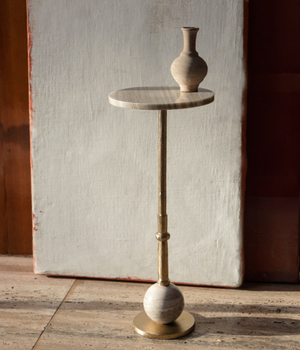 Everest Side Table Beige 1