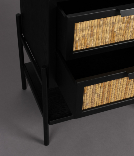 Yasu Bed Side Table Black 1