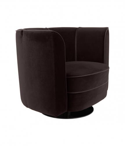 Flower Lounge Chair Black 1