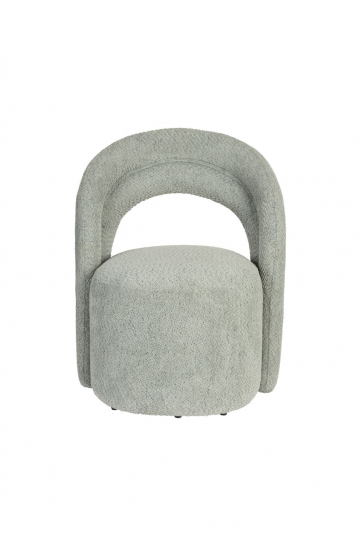 Seine Lounge Chair Swivel Green Front Side