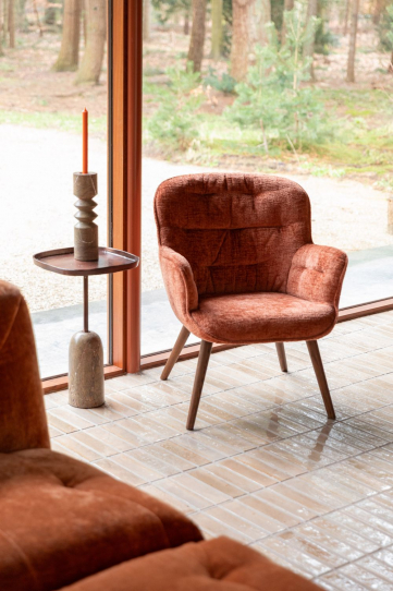 Lenn Lounge Chair Terra Front Side