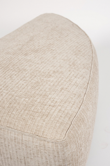 Hunter Sofa element Pie Pouf Left Sand 1