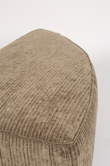 Hunter Sofa element Pie Pouf Left Sand 1