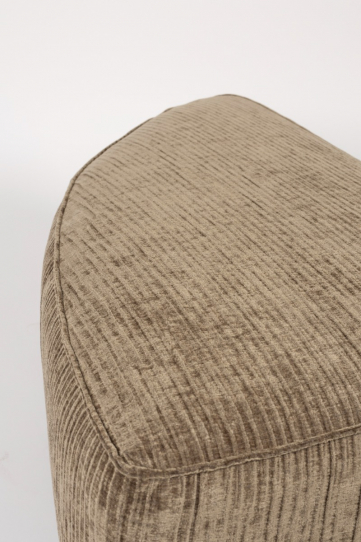 Hunter Sofa Element Pie Pouf Right Brown 1