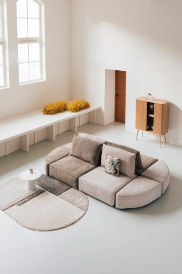 Hunter Sofa 3-seater Brown 1