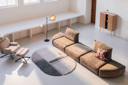 Hunter Sofa 4,5-seater Bruin 1