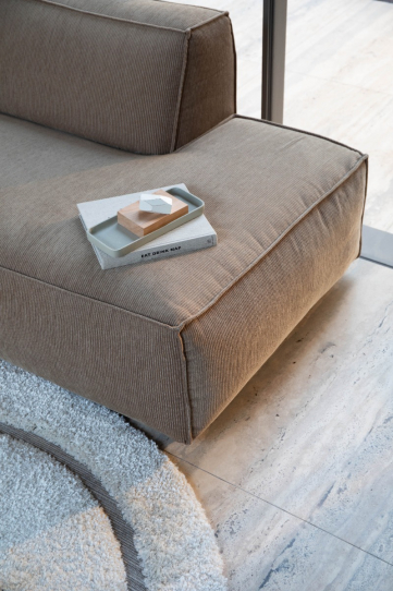 Fat Freddy Rib Sofa Right Caramel 7