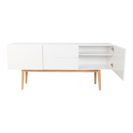 High on wood Dressoir 2 drawers and 2 doors 1