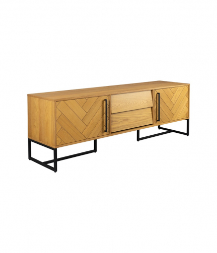 Class Sideboard Oak Low 1