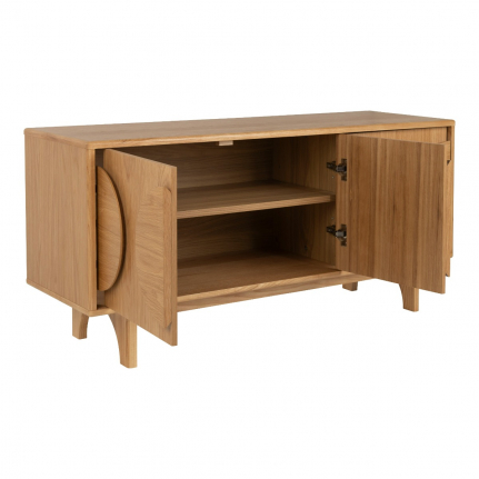 Groove Sideboard 3 Doors Natural Oak 1