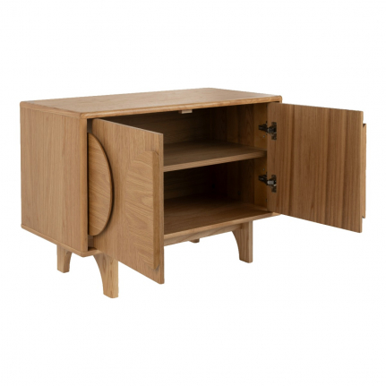 Groove Sideboard 2 Doors Natural Oak 1