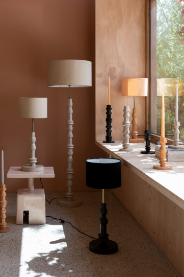 Totem Floor Lamp Beige 1