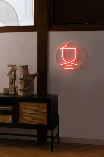 Sya Winter Neon Wall Light Front