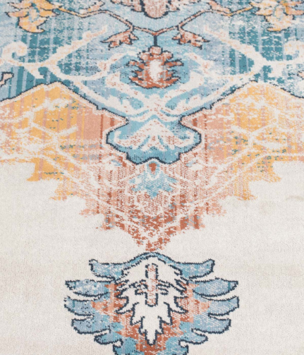 Mahal Carpet Blue/Brick 170X240 1