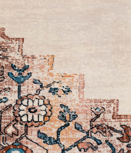 Mahal Carpet Blue/Brick 200X300 1